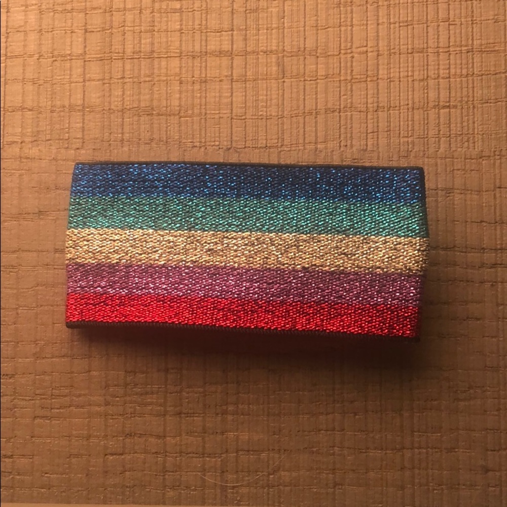 Rainbow sparkly hair clip